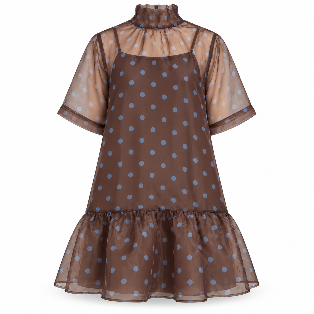 Blue Moon Polka Dot Dress