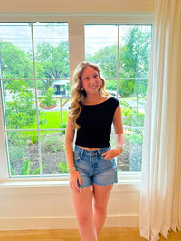 Downtown Darling Top - Black