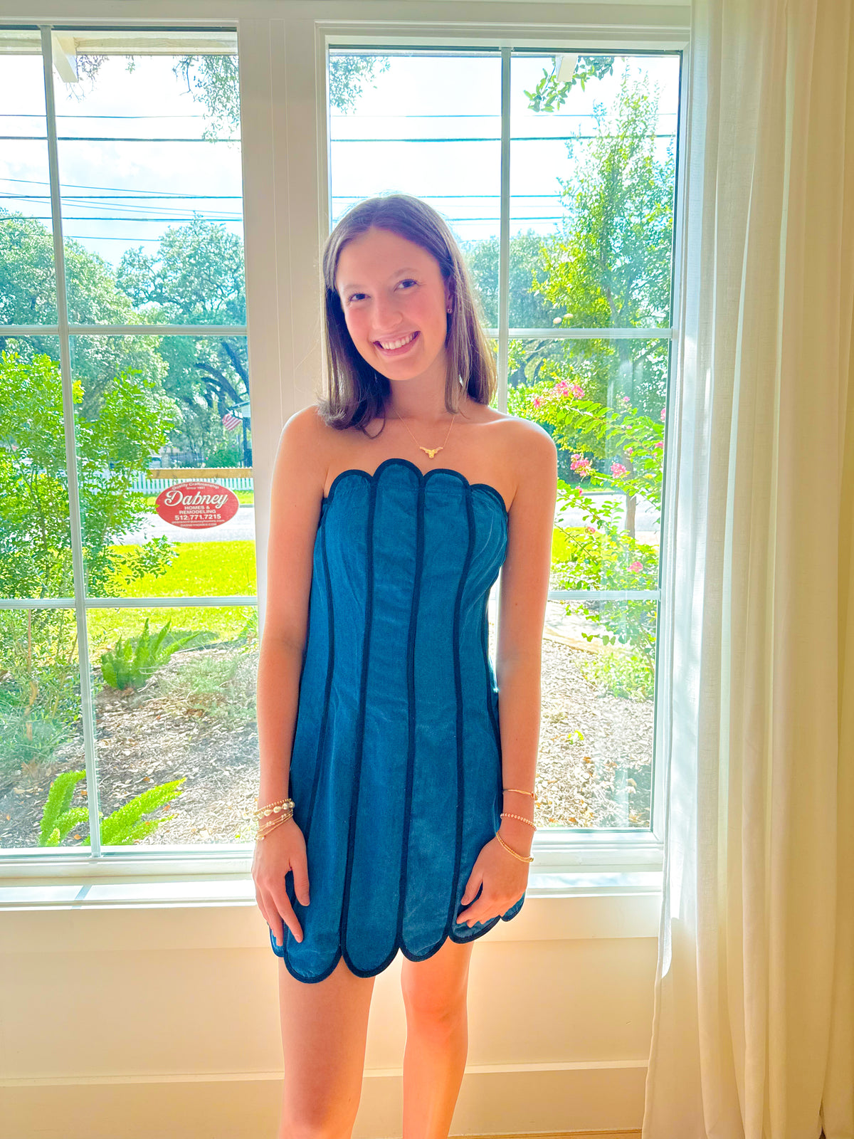 Harbor Blue Denim Dress