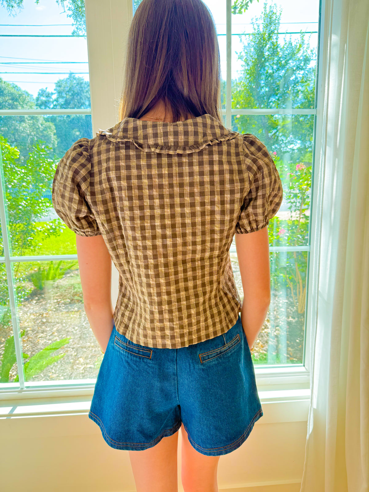 Harvest Honey Top - Brown