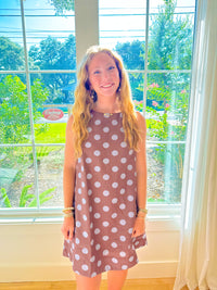 Cocoa & Cream Mini Dress - Brown