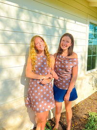 Cocoa & Cream Mini Dress - Brown