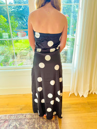Midnight Dots Dress - Black