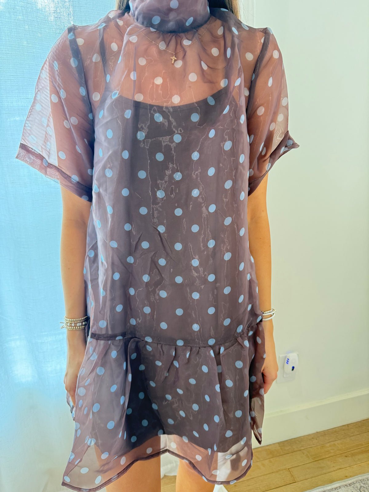 Blue Moon Polka Dot Dress