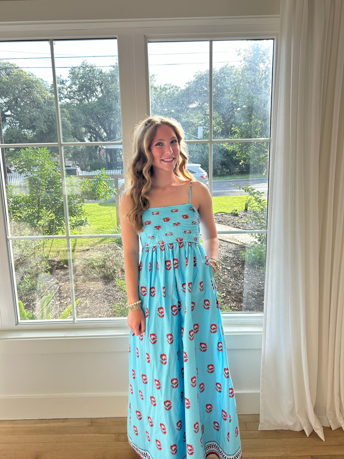 Endless Summer Floral Dress - Blue