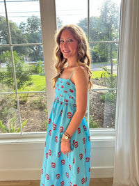 Endless Summer Floral Dress - Blue