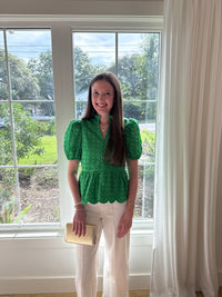 Blooming Belle Top - Green