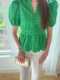 Blooming Belle Top - Green
