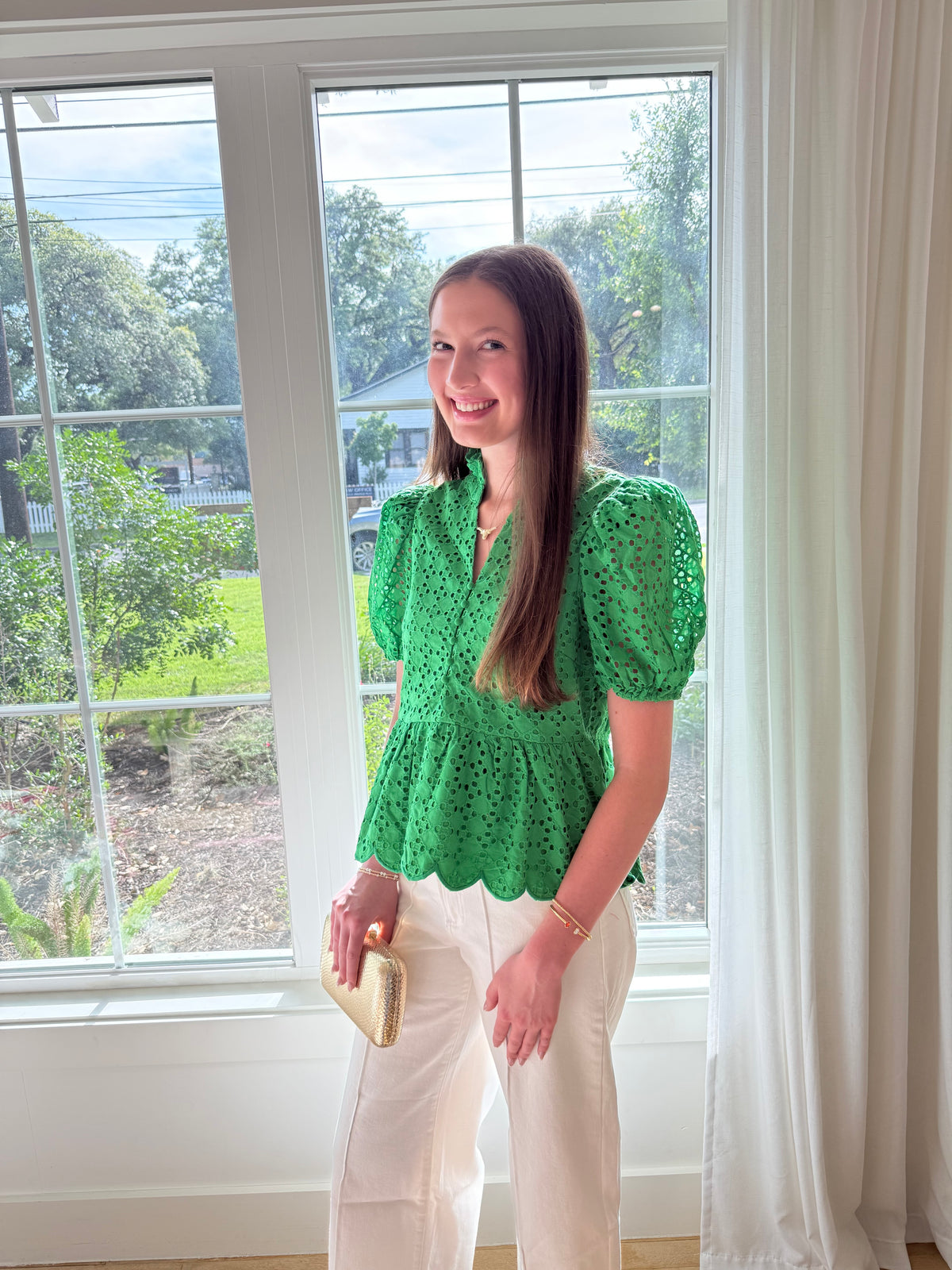 Blooming Belle Top - Green