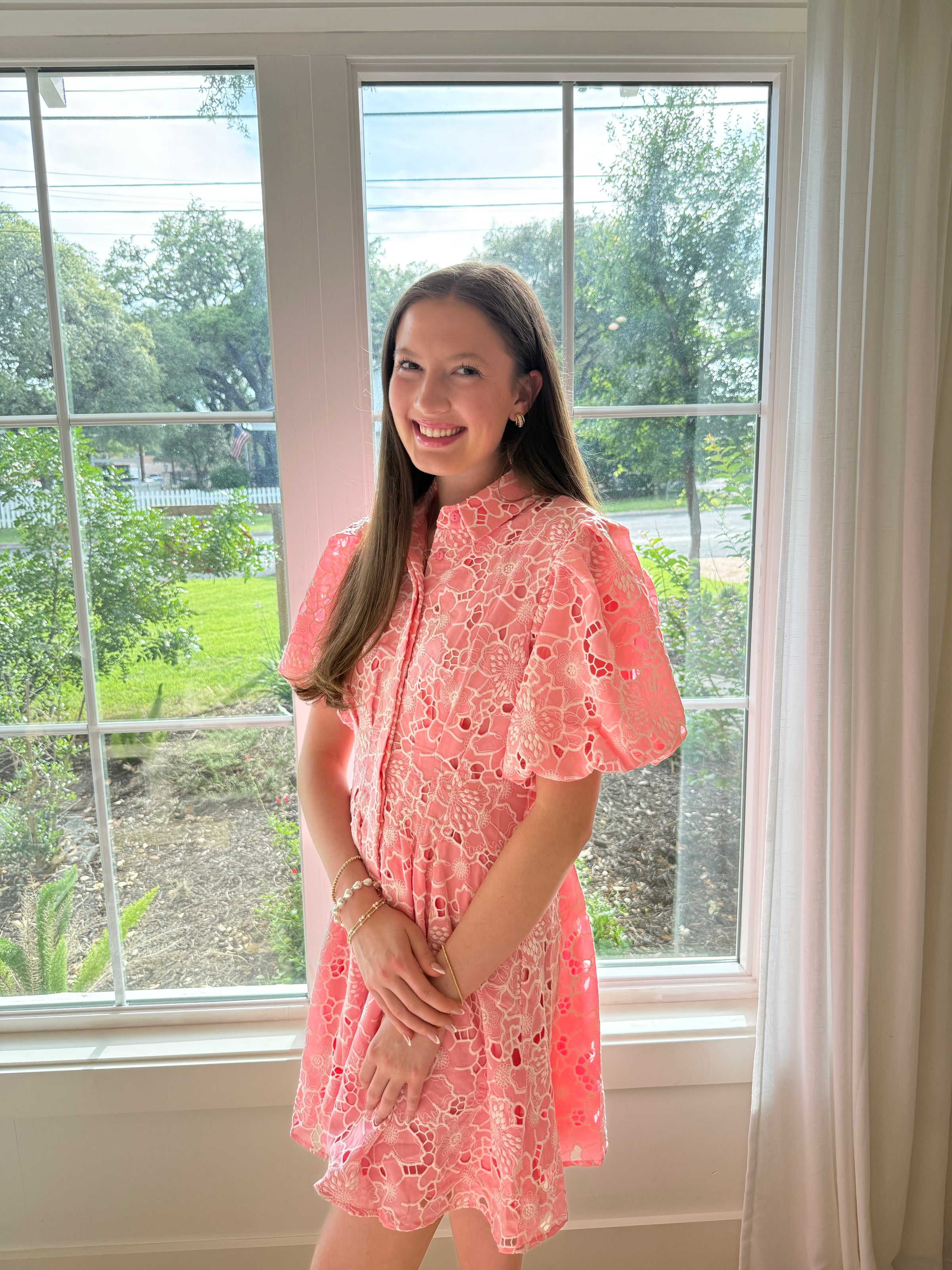Southern Belle Dress - Pink