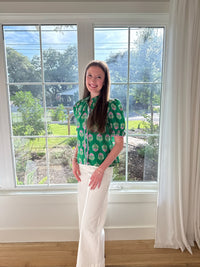 Garden Party Top - Green
