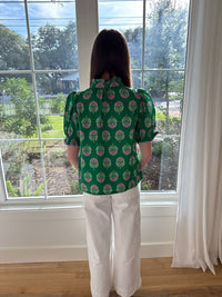 Garden Party Top - Green