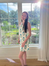 Ivory Meadow Mini Dress