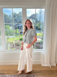 Bluebell Picnic Top - Blue