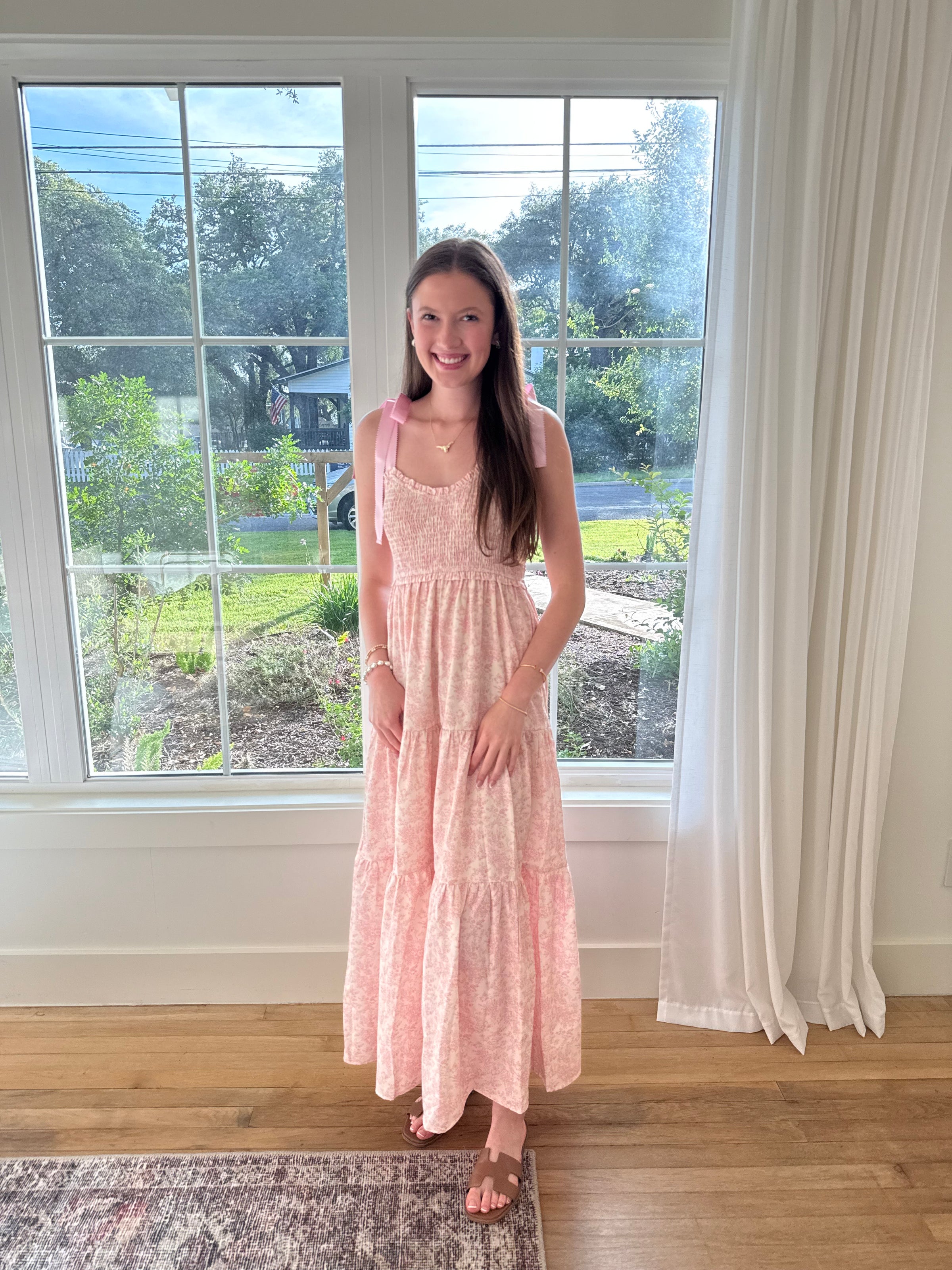 Tie The Knot Maxi Dress - Pink
