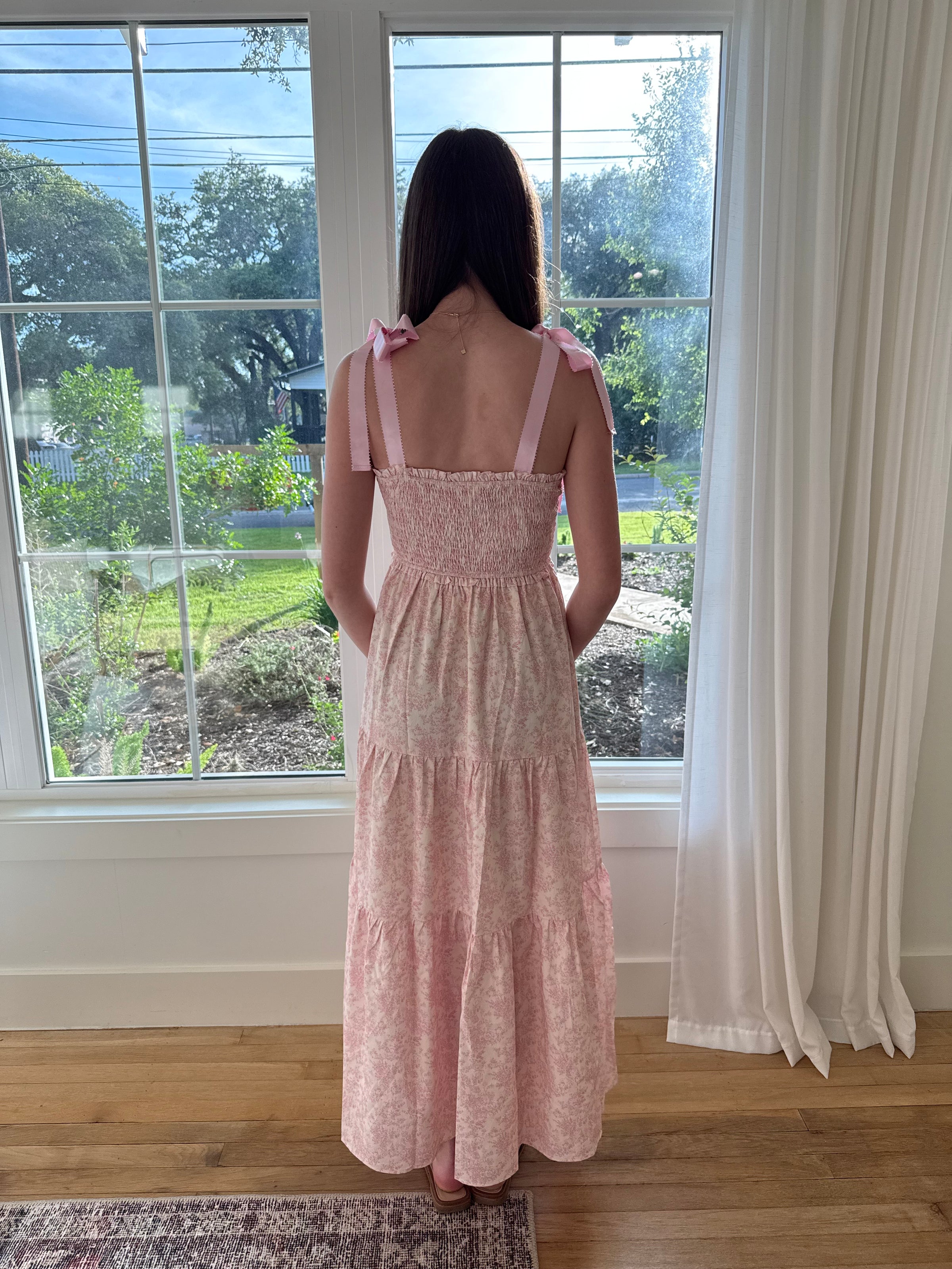 Tie The Knot Maxi Dress - Pink