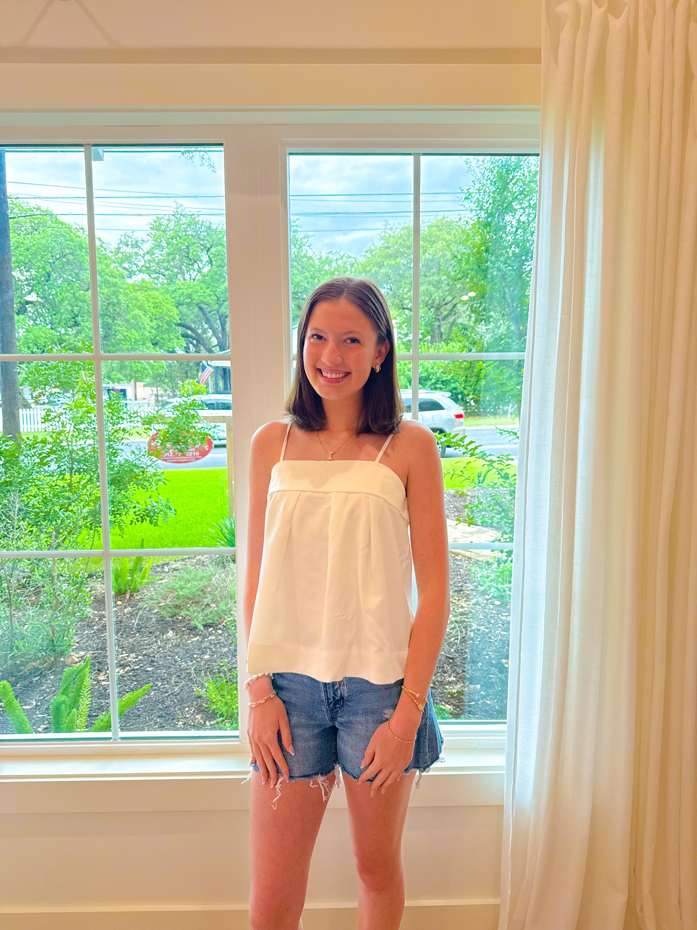 The Firecracker Cami - White