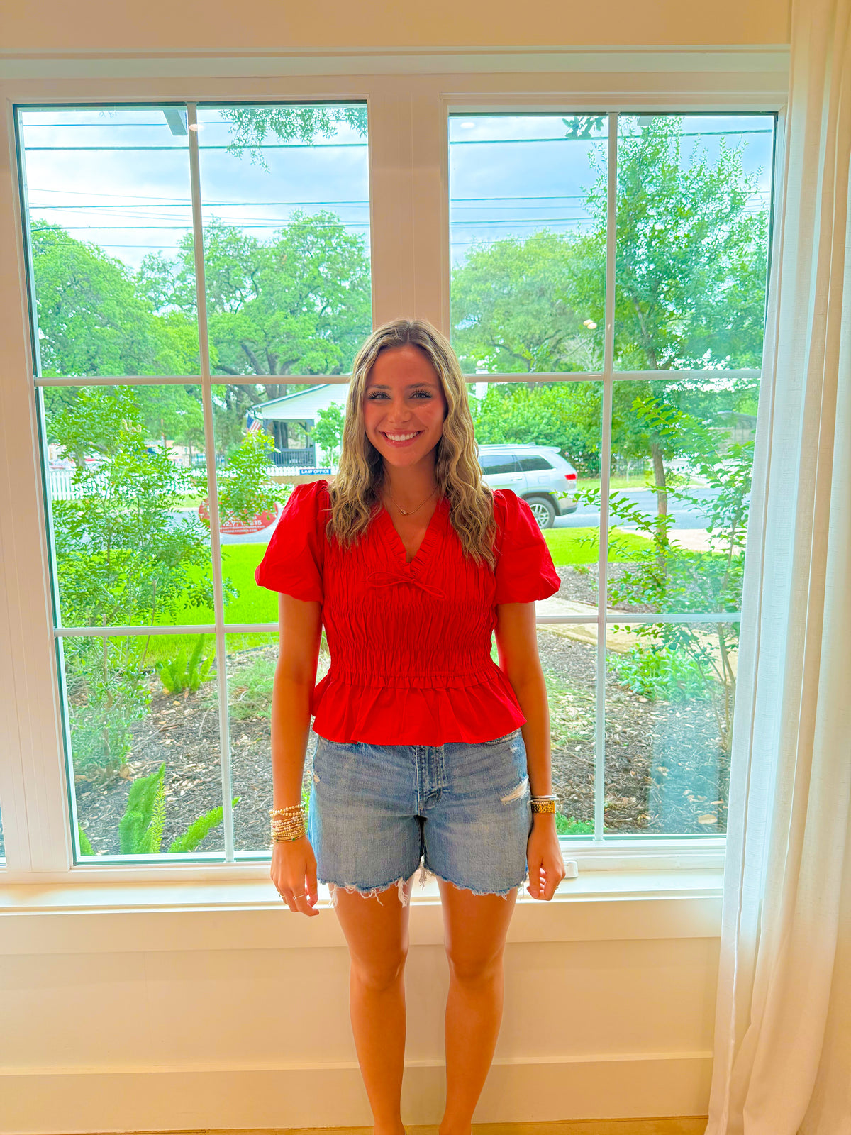 American Sweetheart Top - Red