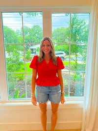 American Sweetheart Top - Red