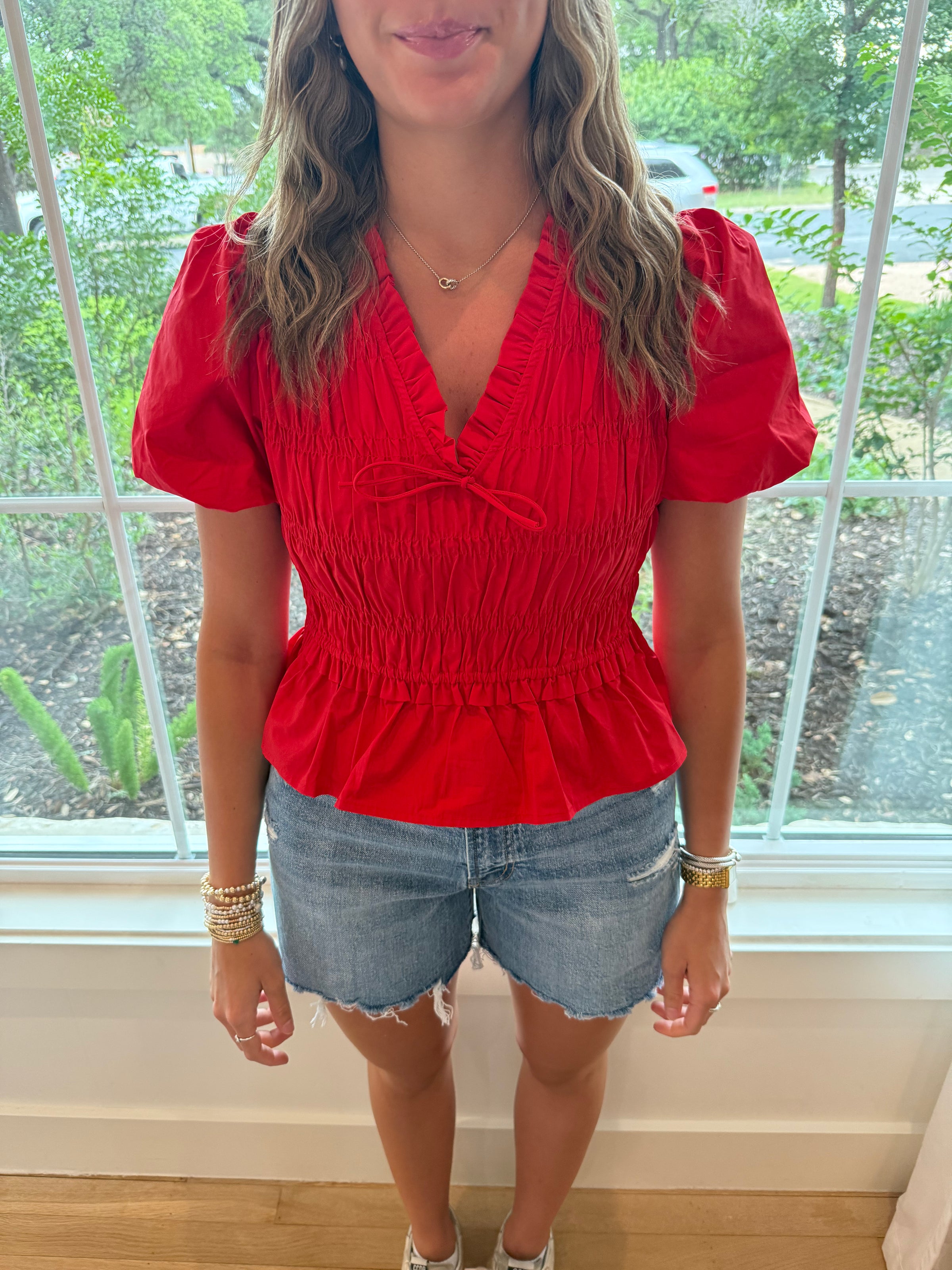 American Sweetheart Top - Red