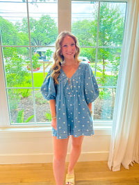 Denim Darling Romper
