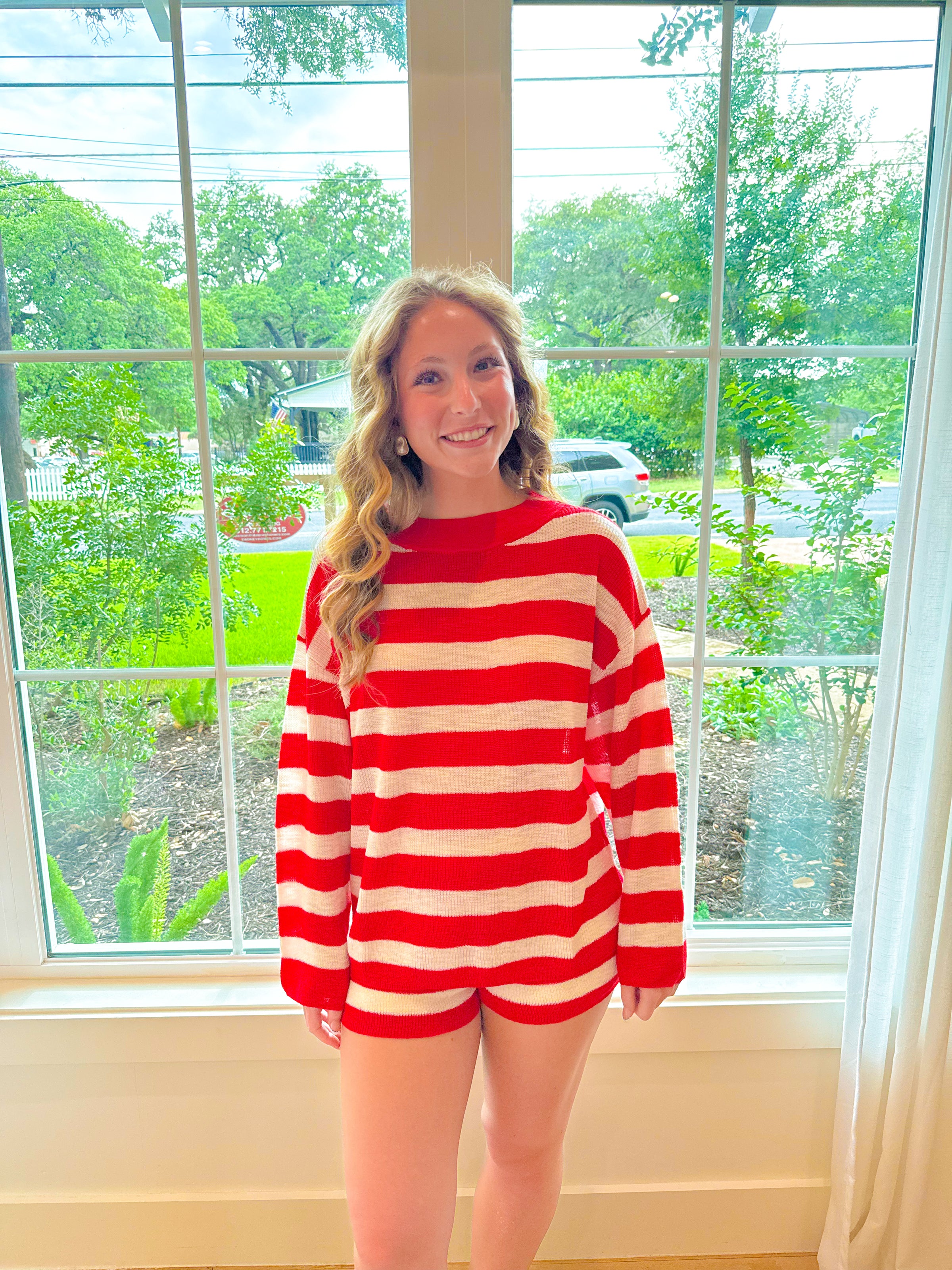 All American Lounge Set - Red